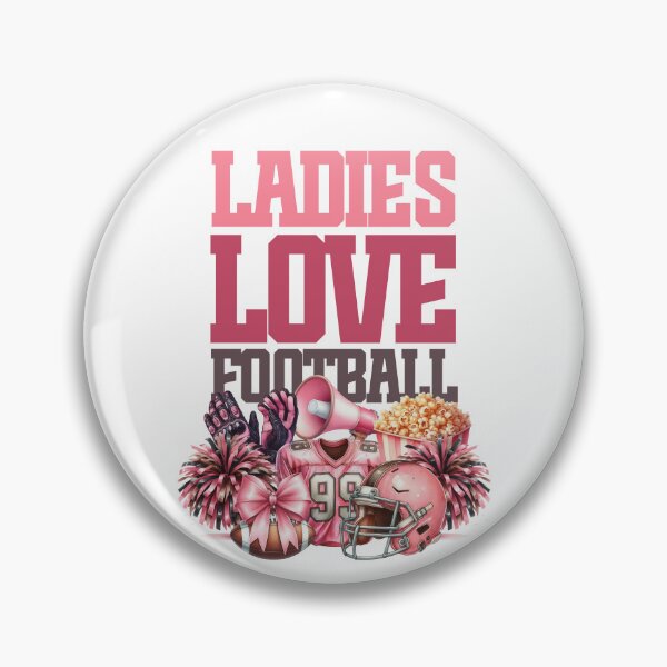 Item preview, LADIES LOVE FOOTBALL designed and sold by alegnacreates.