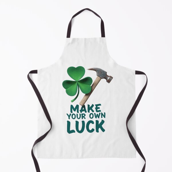 Item preview, Make Your Own Luck Hammer and Shamrock Motivational Art designed and sold by vk09.