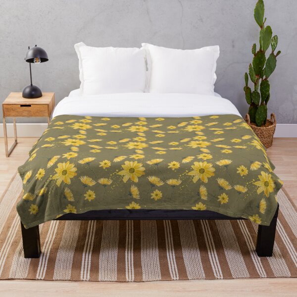 Item preview, Jardín dorado con flores amarillas designed and sold by inStoredecor.