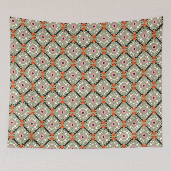 Item preview, Granny's Knitting, Khaki on black background designed and sold by Alex  Blud.