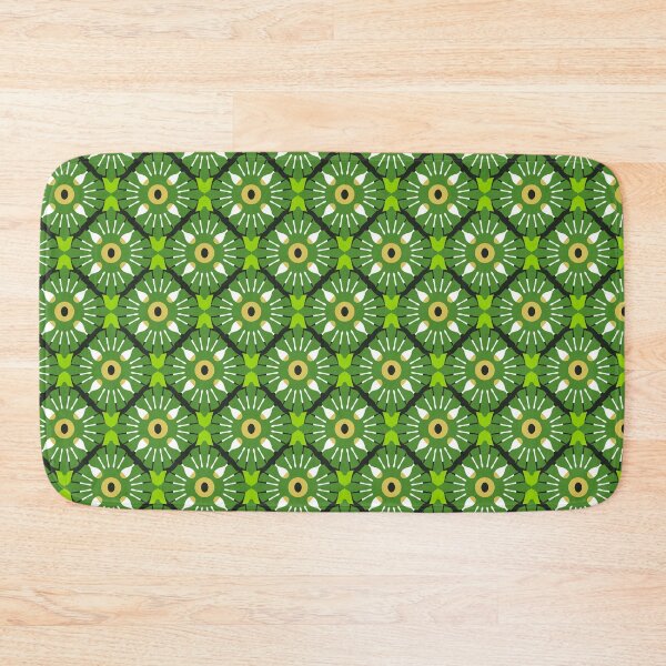 Item preview, Granny's Knitting, Green on black background designed and sold by Alex  Blud.
