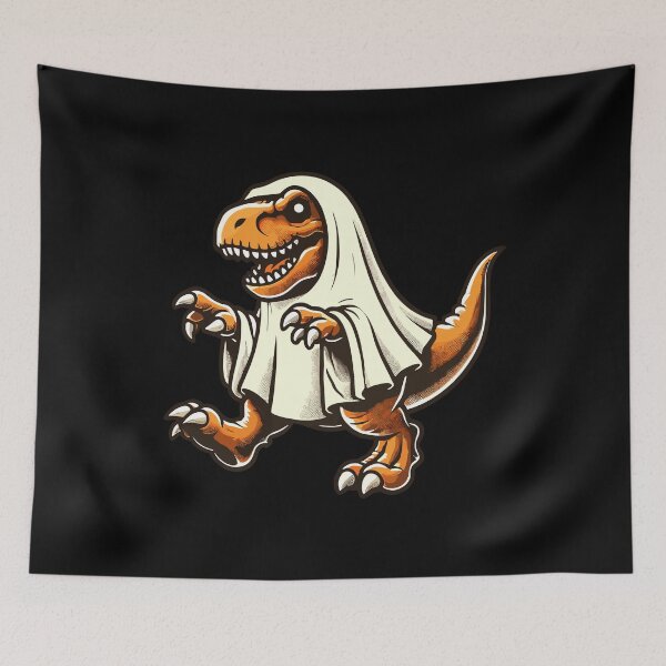 Item preview, Cute Dinosaur Ghost Funny T-rex designed and sold by LuminOrb.