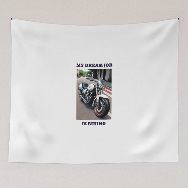 Item preview, My dream job is biking t-shirt top shirt designed and sold by OAKDEN.