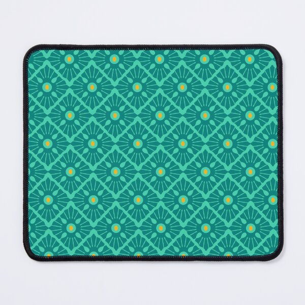 Item preview, Knitting, Emerald on light emerald background designed and sold by Alex  Blud.