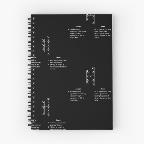 Item preview, Black Art Matters Crossword v1 designed and sold by Ntmbayfield.