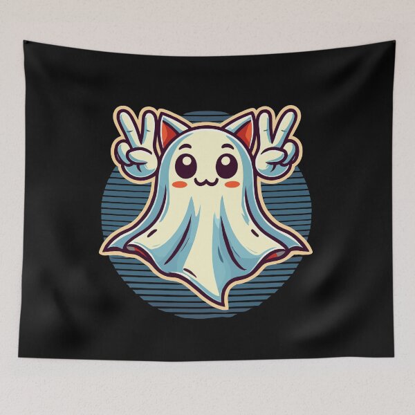 Item preview, Cat Ears Ghost Kemonomimi Girl Halloween designed and sold by LuminOrb.