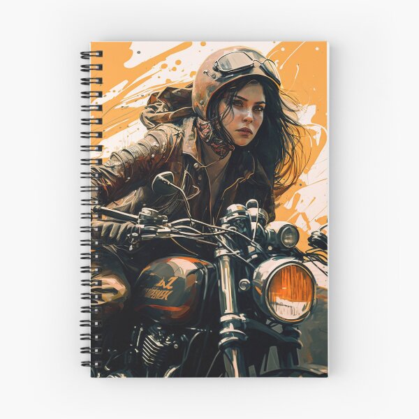 Item preview, Cute Biker Woman designed and sold by ianearthcore.