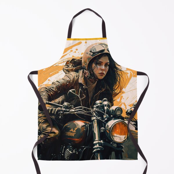 Item preview, Cute Biker Woman designed and sold by ianearthcore.