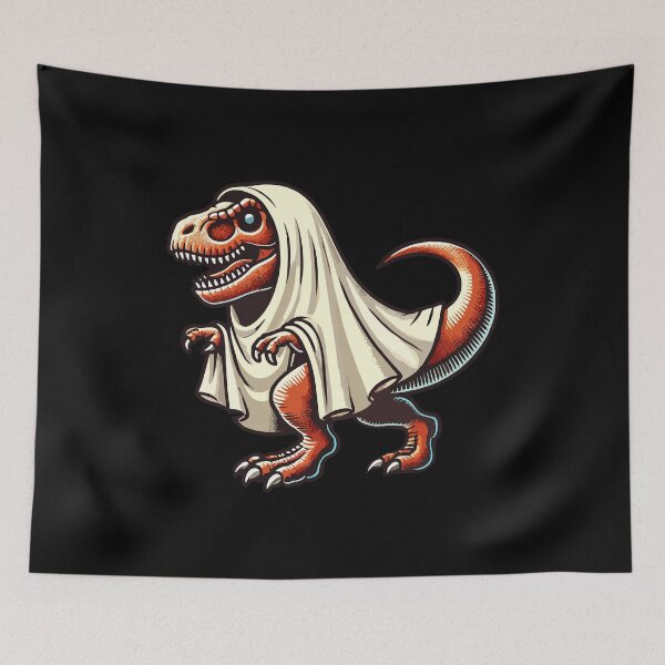 Item preview, Cute Dinosaur Ghost Funny T-rex designed and sold by LuminOrb.