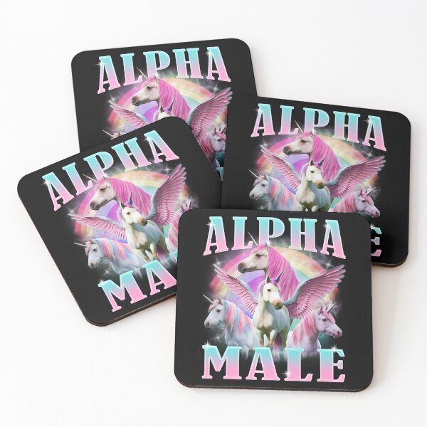 Item preview, Alpha Male Unicorn Funny Meme designed and sold by BelkaMd.