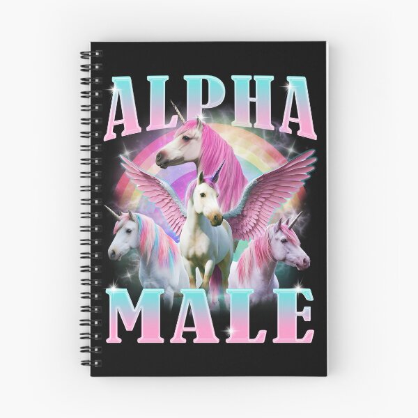 Item preview, Alpha Male Unicorn Funny Meme designed and sold by BelkaMd.