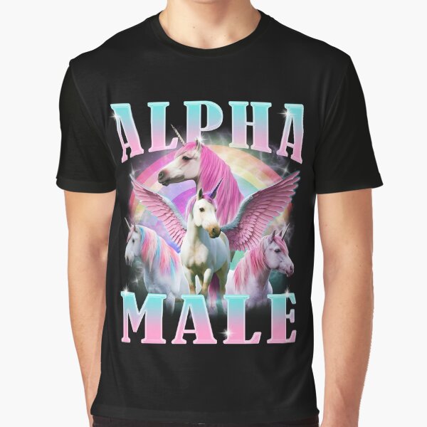 Item preview, Alpha Male Unicorn Funny Meme designed and sold by BelkaMd.
