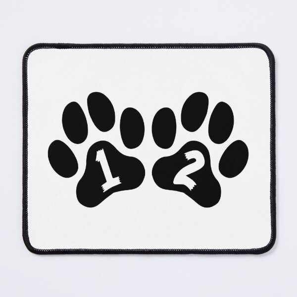 Item preview, Cat Paw Number 12 designed and sold by NumbersFort.