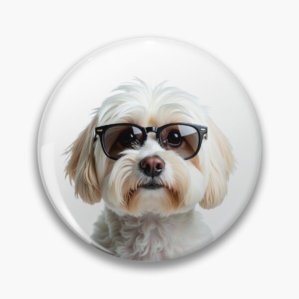 Item preview, Funny cool Maltese dog wearing sunglasses designed and sold by LazyOwlStore.