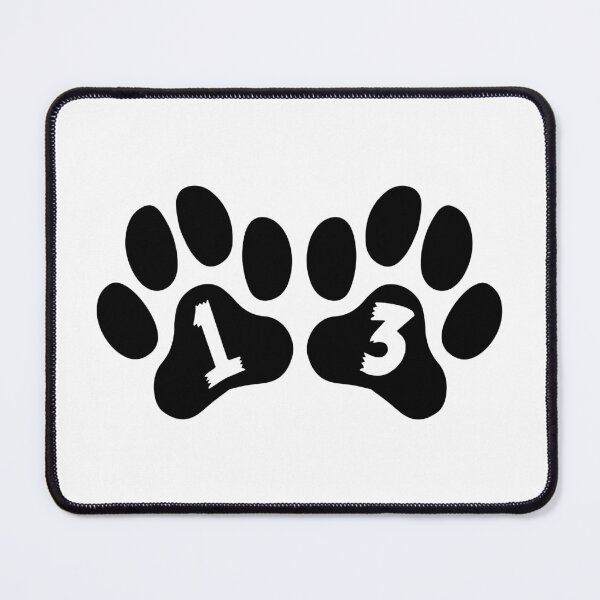 Item preview, Cat Paw Number 13 designed and sold by NumbersFort.