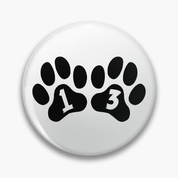 Item preview, Cat Paw Number 13 designed and sold by NumbersFort.