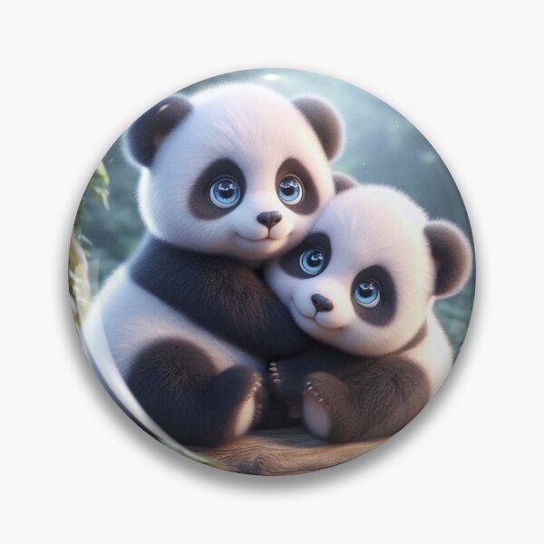 Item preview, Cuddling Pandas 1 designed and sold by PANDALOVEART.
