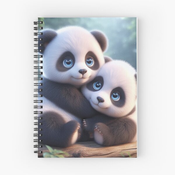 Item preview, Cuddling Pandas 1 designed and sold by PANDALOVEART.