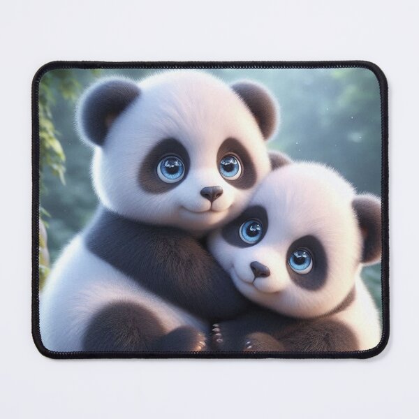 Item preview, Cuddling Pandas 1 designed and sold by PANDALOVEART.