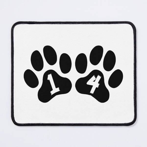 Item preview, Cat Paw Number 14 designed and sold by NumbersFort.