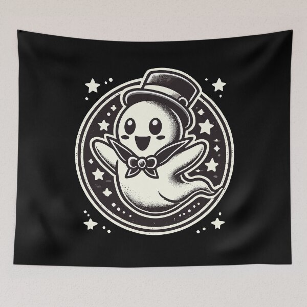 Item preview, Funny Magician Ghost Cute Halloween designed and sold by LuminOrb.
