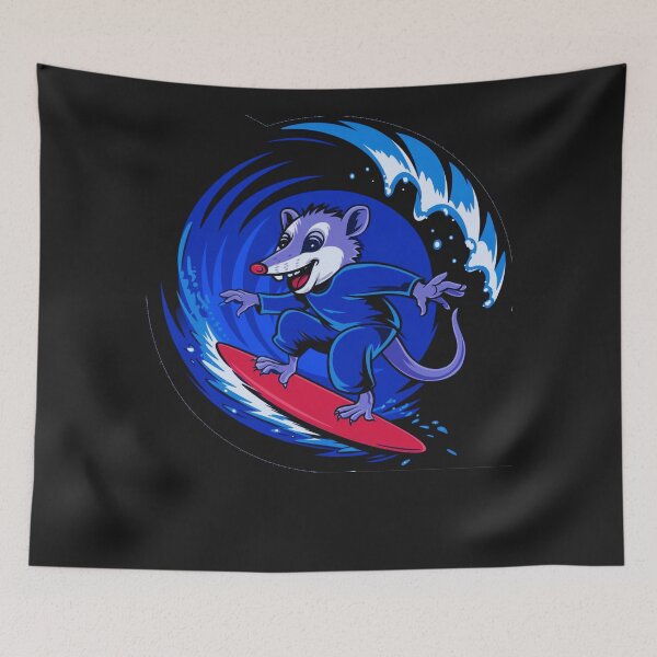Item preview, Funny animals surfing the waves  designed and sold by AnimalsDH305.