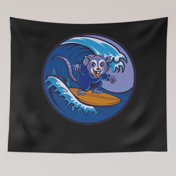 Item preview, Funny animals surfing the waves  designed and sold by AnimalsDH305.