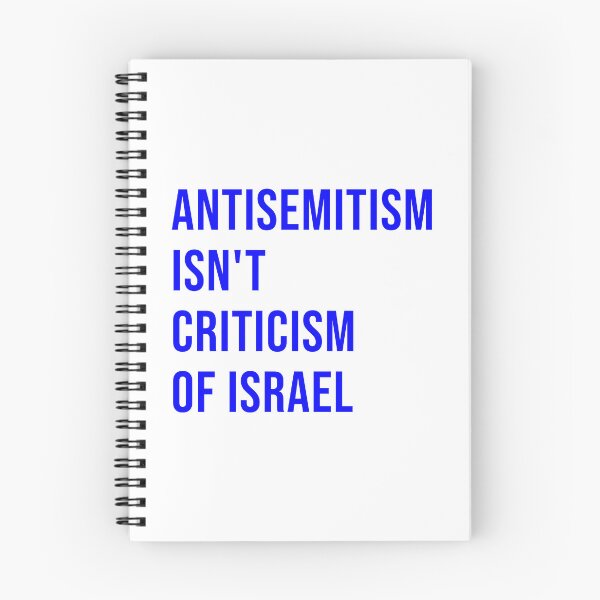 Item preview, Antisemitism Is Not Criticism of Israel (blue) designed and sold by ThatIsSomething.