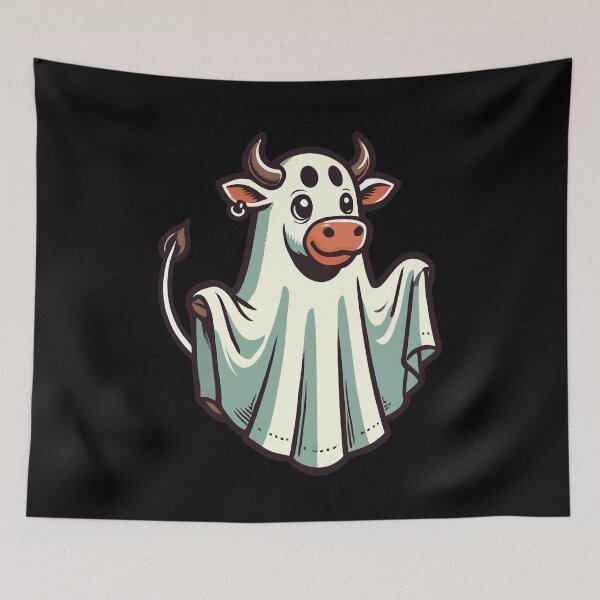 Item preview, Funny Cow Ghost Bull Sheet Costume Idea designed and sold by LuminOrb.