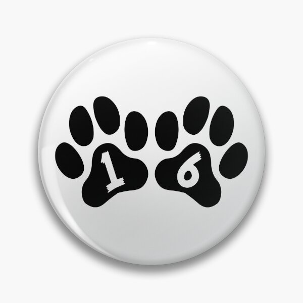 Item preview, Cat Paw Number 16 designed and sold by NumbersFort.