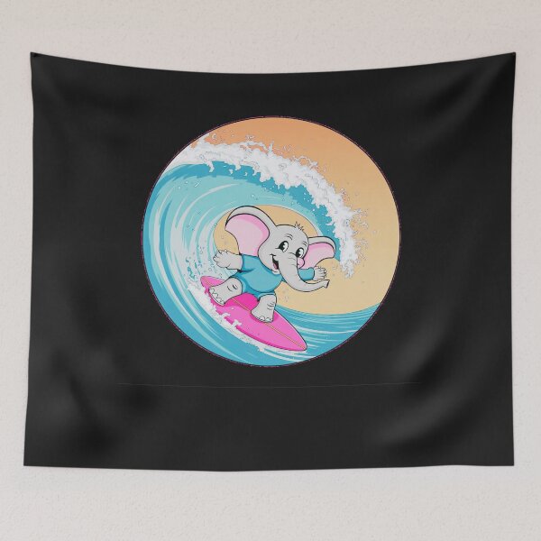 Item preview, Funny animals surfing the waves  designed and sold by AnimalsDH305.