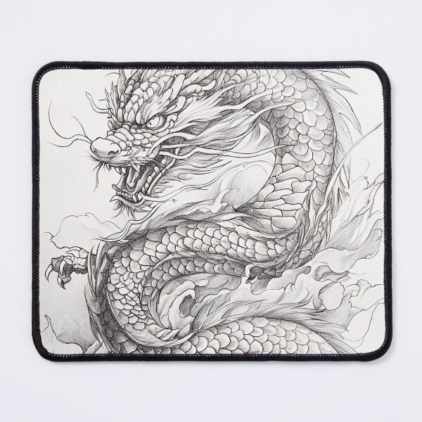 Item preview, Black and white Chinese Dragon designed and sold by Pencil-Art.