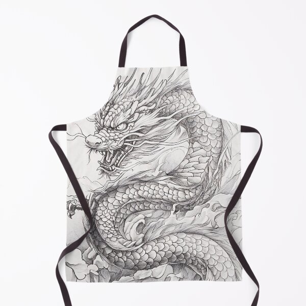 Item preview, Black and white Chinese Dragon designed and sold by Pencil-Art.