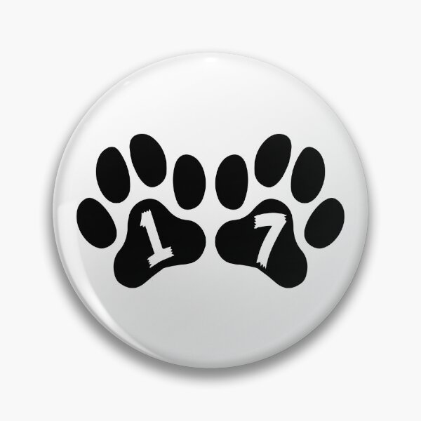 Item preview, Cat Paw Number 17 designed and sold by NumbersFort.