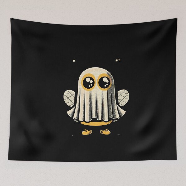 Item preview, Funny Bee Ghost Cute Ghost Bee designed and sold by LuminOrb.