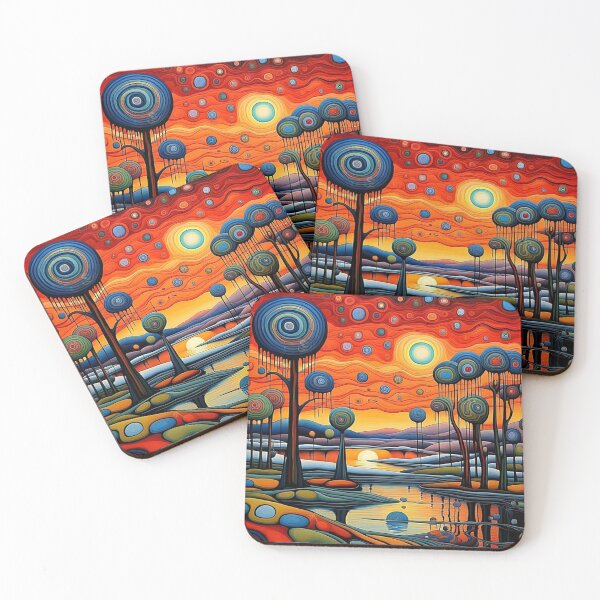 Item preview, Winter day at sunset 7 designed and sold by George Hutton Hunter.