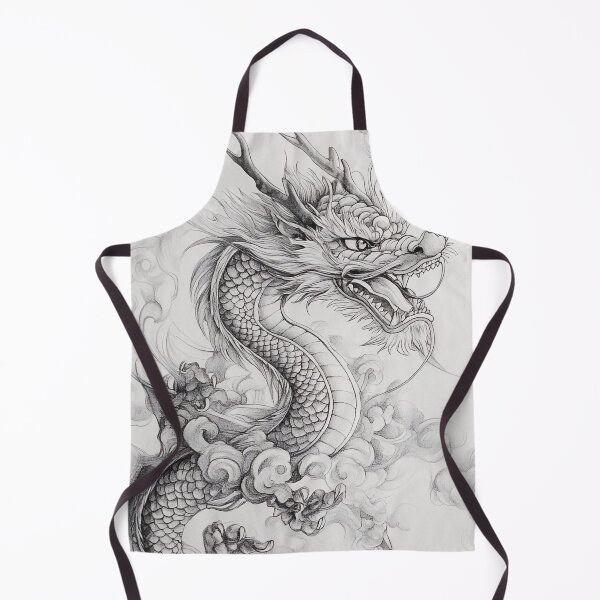 Item preview, Black and white Chinese Dragon designed and sold by Pencil-Art.