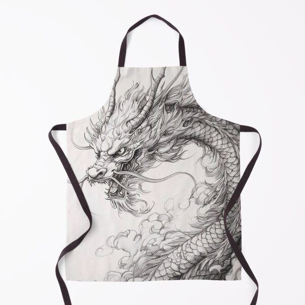 Item preview, Black and white Chinese Dragon designed and sold by Pencil-Art.