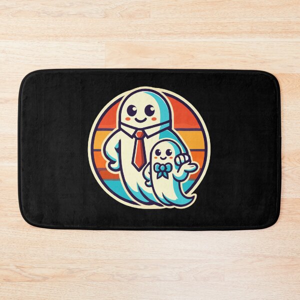 Item preview, Dad Ghost Father With Child Funny Halloween designed and sold by LuminOrb.