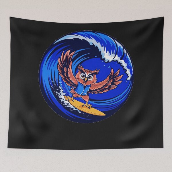 Item preview, Funny animals surfing the waves  designed and sold by AnimalsDH305.