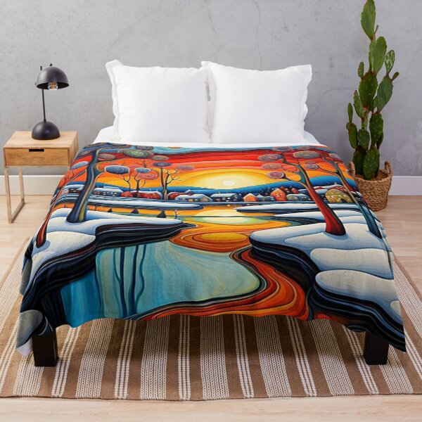 Item preview, Día de invierno al atardecer 11 designed and sold by George Hutton Hunter.