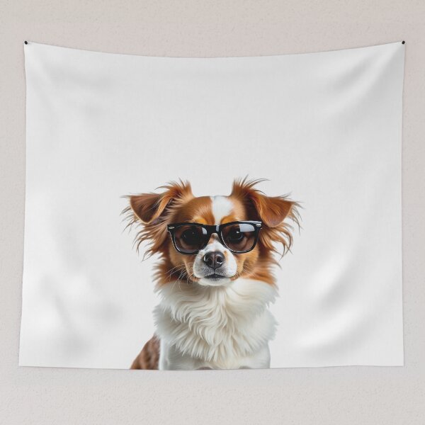 Item preview, Funny cool Papillon dog wearing sunglasses designed and sold by LazyOwlStore.