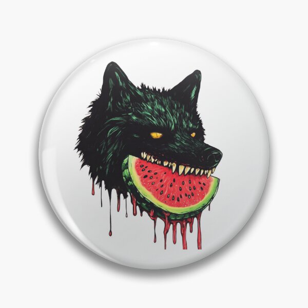 Item preview, Watermelon Wolf designed and sold by FunnyThings1.