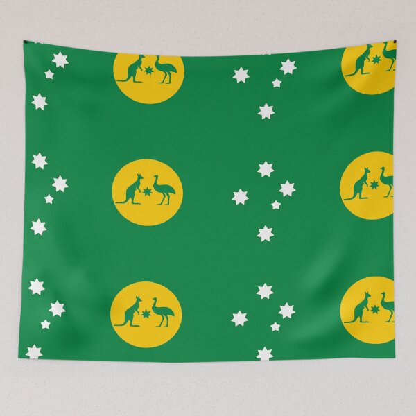 Item preview, Australia Sun-Crest Flag edition with Southern Cross  designed and sold by Kangaroo Sun.