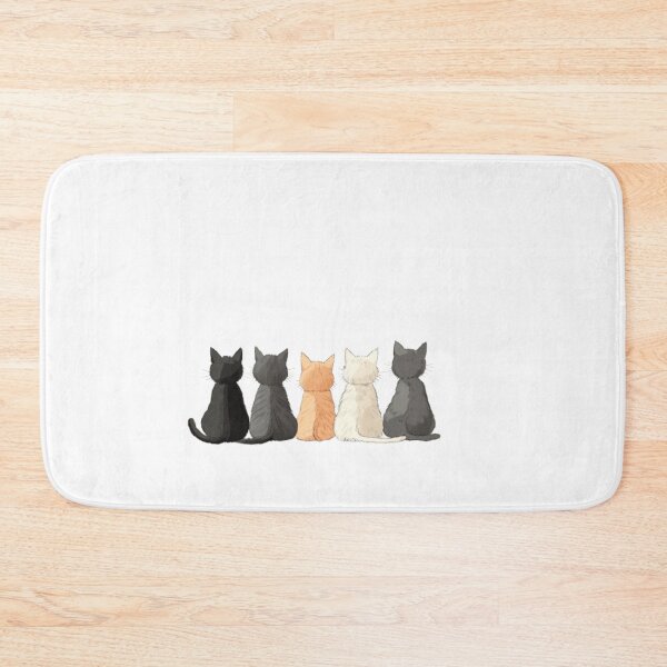 Item preview, Back view of cartoon cats sitting in a designed and sold by Tee Studio.