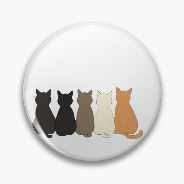 Item preview, Cartoon cats in a row, shown from behind designed and sold by Tee Studio.