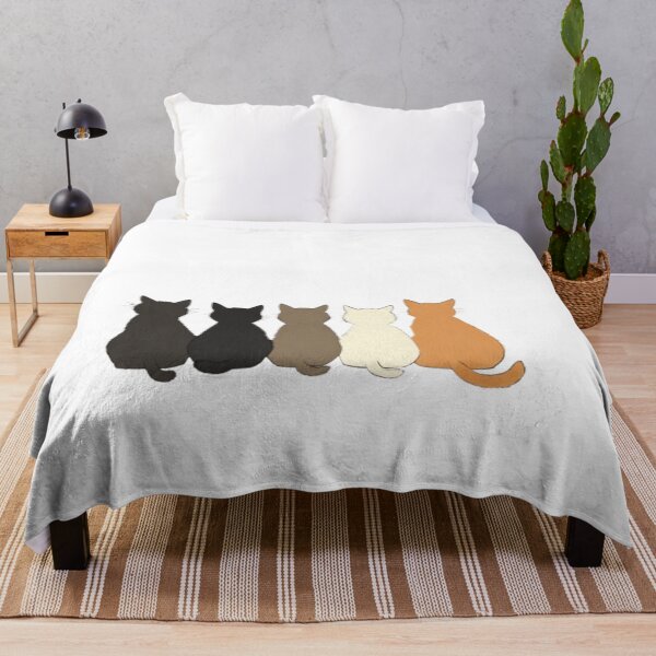 Item preview, Cartoon cats in a row, shown from behind designed and sold by Tee Studio.