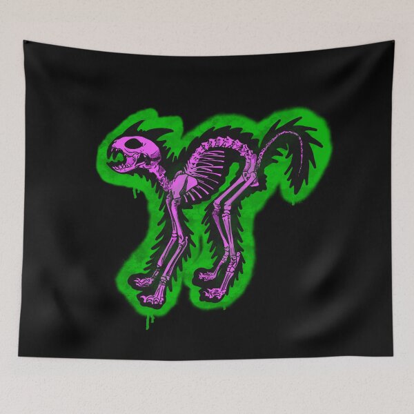Item preview, Hellcat verde y morado designed and sold by ScribblinDiamonds.