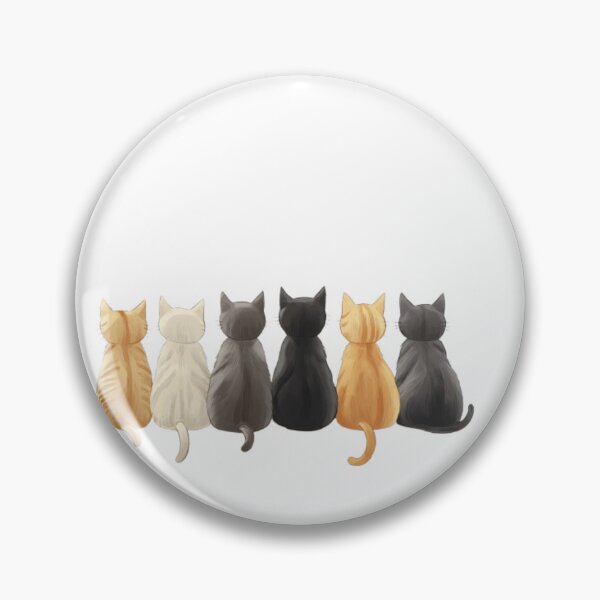 Item preview, Back-facing cartoon cats sitting in a designed and sold by Tee Studio.
