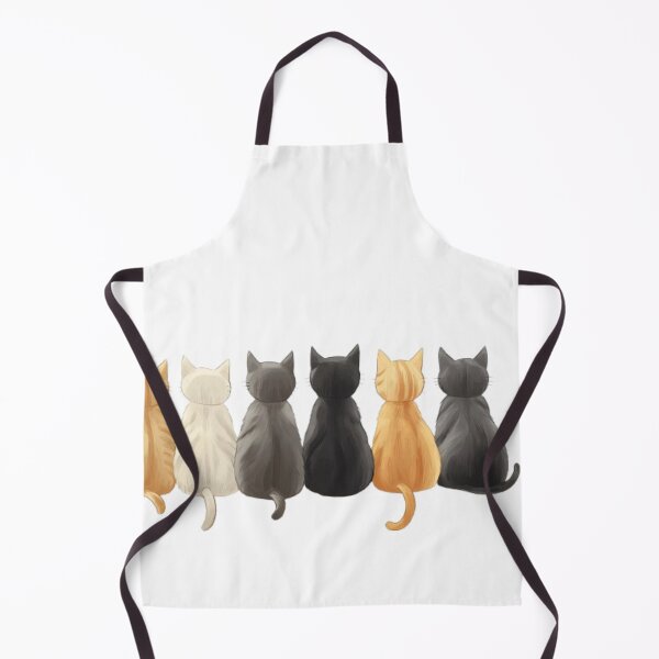 Item preview, Back-facing cartoon cats sitting in a designed and sold by Tee Studio.